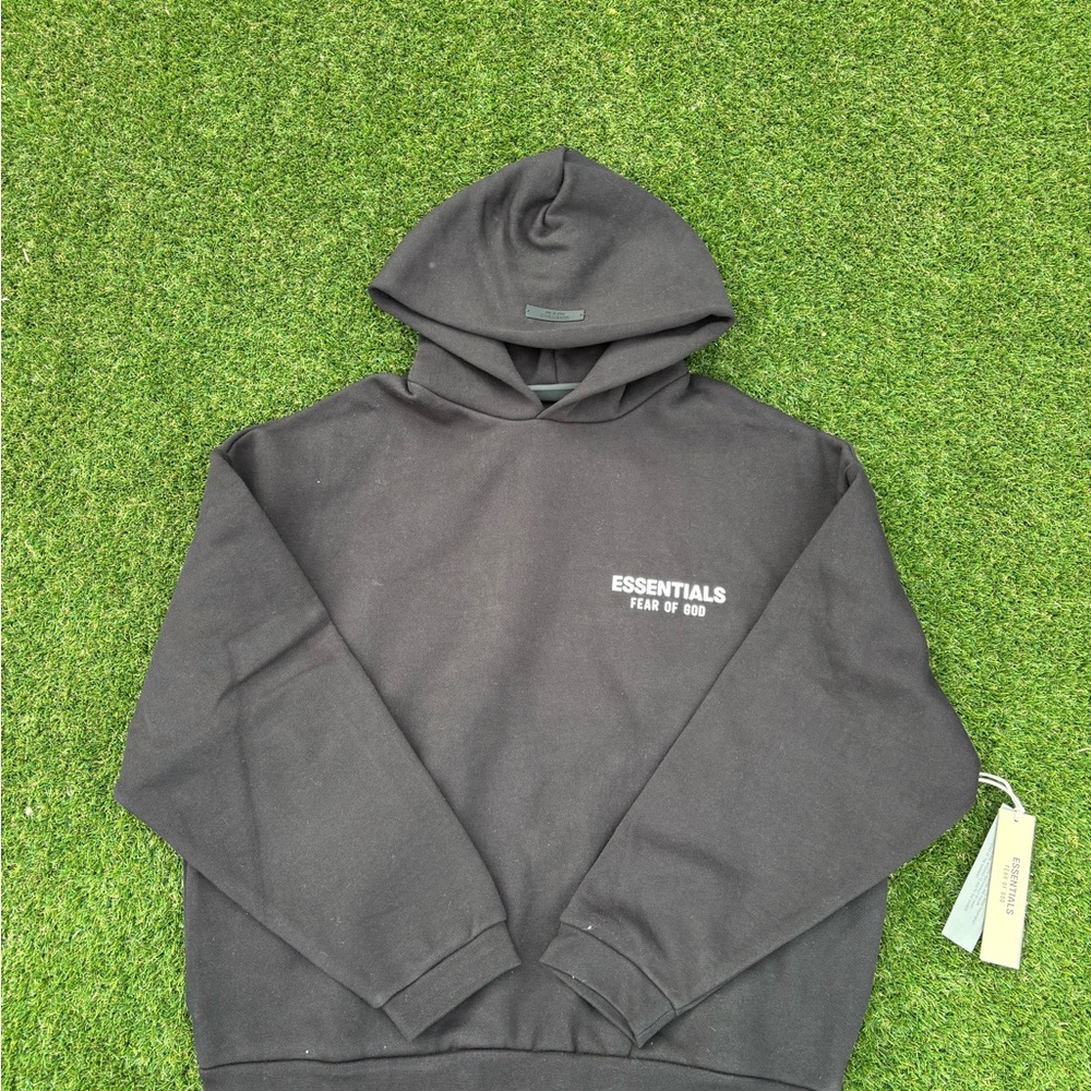 Fear of God Essentials Hoodie Black FW24